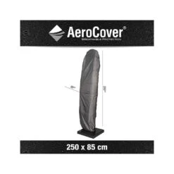 AeroCover Ampelschirm Schutzhülle Ø350cm Und 300x300cm Polyester Uni Anthrazit -Garten Leben aerocover schirmhulle fur ampelschirm o350cm umfang 85 cm 7