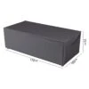 AeroCover Schutzhülle Für Loungesofa 170x100x70cm Polyester Uni Anthrazit -Garten Leben aerocover schutzhuelle fuer loungebaenke 170x100x70cm polyester 1351947 1