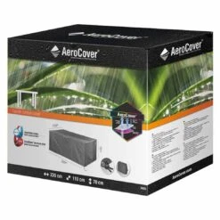 AeroCover Gartentisch Schutzhülle 220x110x70cm Polyester Uni Anthrazit -Garten Leben aerocover sitzgruppenhaube 220x110x70cm polyester anthrazit 1008945 7