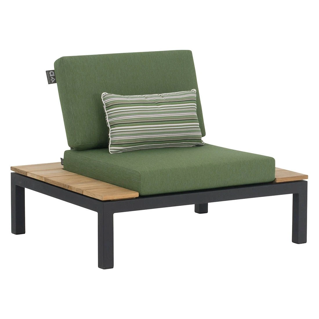 Apple Bee Pebble Beach Ecklounge 6-tlg. Aluminium/Bee Wett Black/Olive Green 9 Apple Bee Pebble Beach Ecklounge 6-tlg. Aluminium/Bee Wett Black/Olive Green – Bild 7