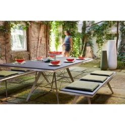 Best Beyond Purity Gartenbank 200 Cm Edelstahl/HPL Silber/Schiefer 7 Best Beyond Purity Gartenbank 200 Cm Edelstahl/HPL Silber/Schiefer -Garten Leben best beyond purity 4 sitzerbank 200 cm edelstahl hpl 1380679 3