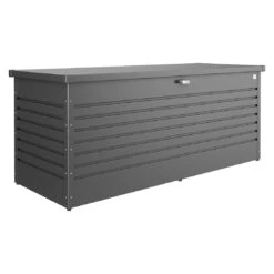 Biohort Freizeitbox Kissenbox Dunkelgrau-Metallic -Garten Leben biohort freizeitbox dunkelgrau metallic 200 cm 1324128 1