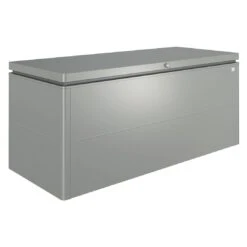 Biohort Loungebox Kissenbox Quarzgrau-Metallic -Garten Leben biohort loungebox kissenbox 200x85x90 cm quarzgrau metallic 1322016 1