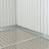 Biohort Neo Gerätehaus Bodenplatte Silber-Metallic -Garten Leben biohort neo bodenplatte fuer geraetehaus 1d 4a 1387840 1