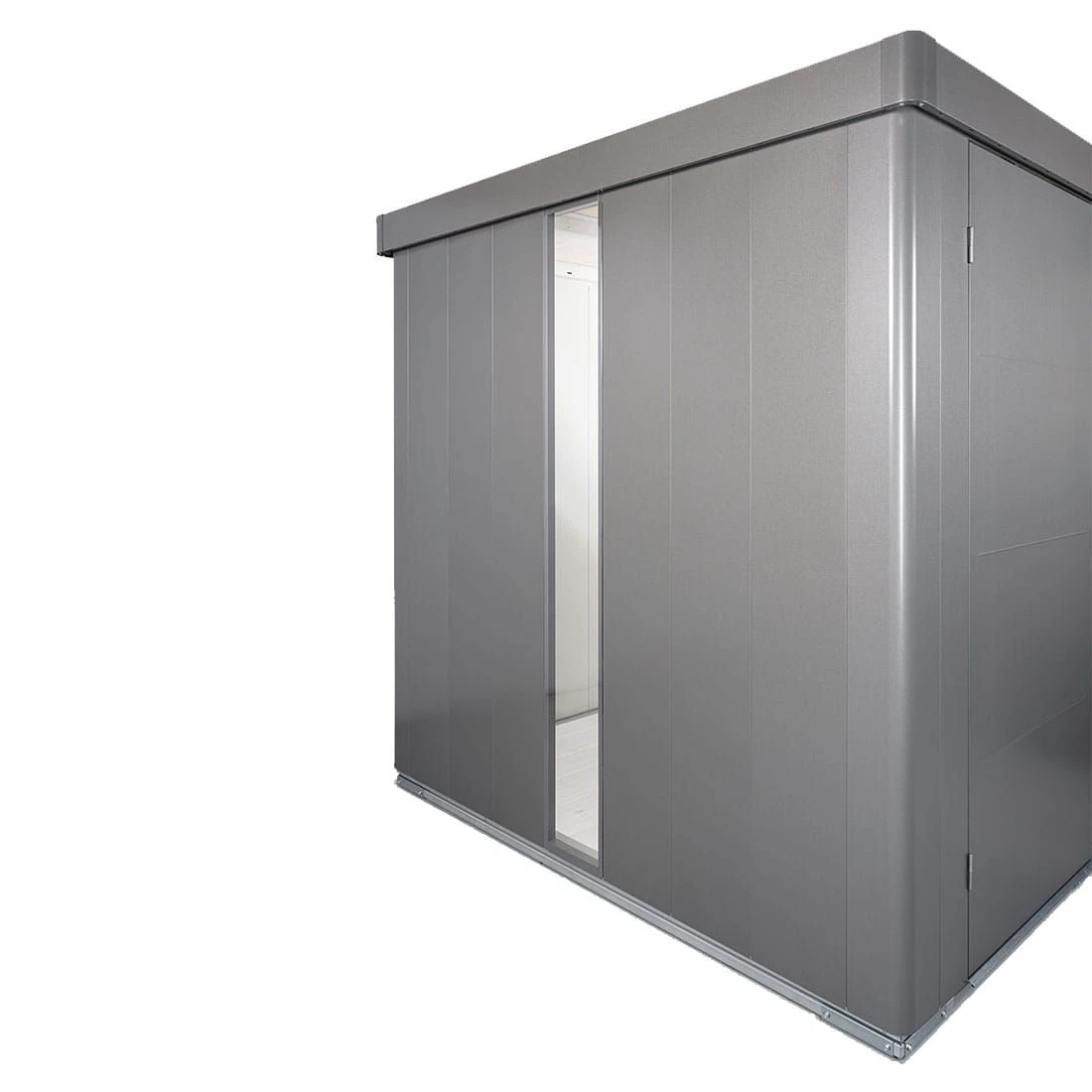 Biohort Neo Gerätehaus Getöntes Lichtpaneel Dunkelgrau-Metallic 4 Biohort Neo Gerätehaus Getöntes Lichtpaneel Dunkelgrau-Metallic – Bild 2