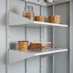 Biohort Neo Regalboden-Set Grau-weiß -Garten Leben biohort neo regalboden 56x44 5x17 3cm 2 stueck 1350836 2