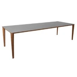 Cane-Line Aspect Gartentisch 280x100 Cm Teak/Keramik Natur/Basalt