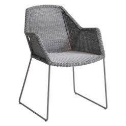 Cane-Line Breeze Gartenstuhl Stahl/Geflecht Light Grey