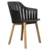 Cane-Line Choice Gartenstuhl Teak/Polypropylen Natur/Schwarz -Garten Leben cane line choice gartenstuhl teak polypropylen 1479547 1