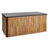 Cane-Line Combine Gartenbox Groß Teak/Aluminium Natur/Lava Grey -Garten Leben cane line combine kissentruhe gross teak aluminium 1463465 1