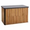 Cane-Line Combine Gartenbox Klein Teak/Aluminium Natur/Lava Grey -Garten Leben cane line combine kissentruhe gross teak aluminium 1463476 1