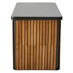 Cane-Line Combine Gartenbox Klein Teak/Aluminium Natur/Lava Grey -Garten Leben cane line combine kissentruhe gross teak aluminium 1463476 3
