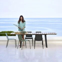 Cane-Line Copenhagen Ausziehtisch 160/243x84 Cm Aluminium/Teak Lava Grey/Natur 9 Cane-Line Copenhagen Ausziehtisch 160/243x84 Cm Aluminium/Teak Lava Grey/Natur -Garten Leben cane line copenhagen ausziehtisch 160 243x84 cm aluminium teak 1463553 4