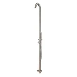 Cane-Line Lagoon Gartendusche Warmwasser Edelstahl Silber