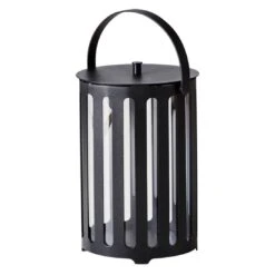 Cane-Line Lighttube Laterne Ø22x42 Cm Aluminium Lava Grey