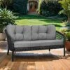 Cane-Line Ocean Gartensofa 155cm Aluminium/Rope/Polypropylen Dark Grey -Garten Leben cane line ocean gartensofa 155cm aluminium rope polypropylen 1480009 1
