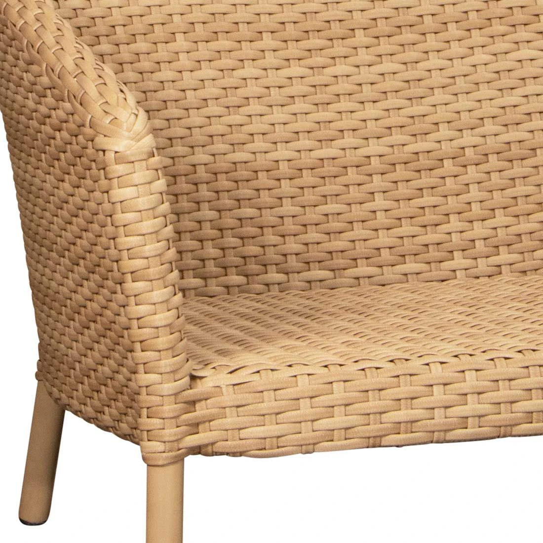 Cane-Line Ocean Gartensofa 202cm Aluminium/Geflecht/Polypropylen Dark Grey/Natur 5 Cane-Line Ocean Gartensofa 202cm Aluminium/Geflecht/Polypropylen Dark Grey/Natur – Bild 3