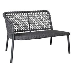 Cane-Line Ocean Ecklounge Aluminium/Rope Dark Grey -Garten Leben cane line ocean loungeecke aluminium rope 1480086 4