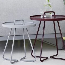 Cane-Line On-the-move Beistelltisch Ø37x47 Cm Aluminium Light Grey 9 Cane-Line On-the-move Beistelltisch Ø37x47 Cm Aluminium Light Grey -Garten Leben cane line on the move beistelltisch durchm37x47 cm aluminium 1464323 4