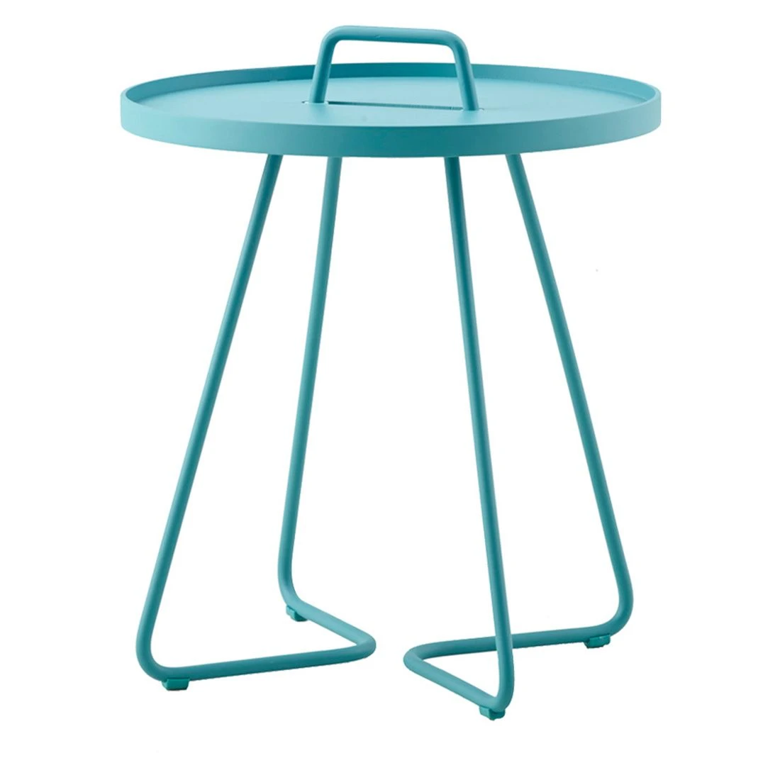 Cane-Line On-the-move Beistelltisch Ø44x54 Cm Aluminium Aqua 3 Cane-Line On-the-move Beistelltisch Ø44x54 Cm Aluminium Aqua