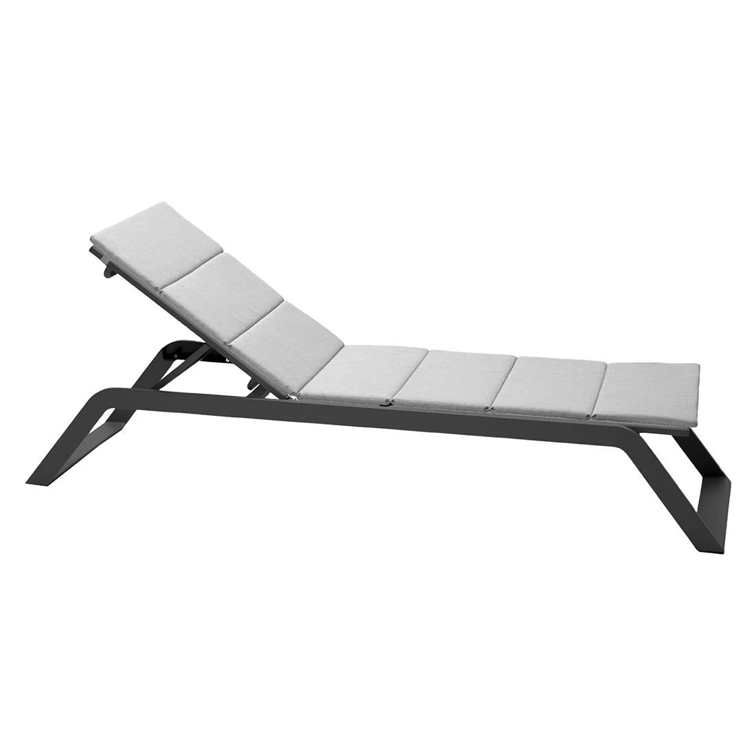 Cane-Line Siesta Gartenliege Aluminium/Sunbrella Grey 4 Cane-Line Siesta Gartenliege Aluminium/Sunbrella Grey – Bild 2