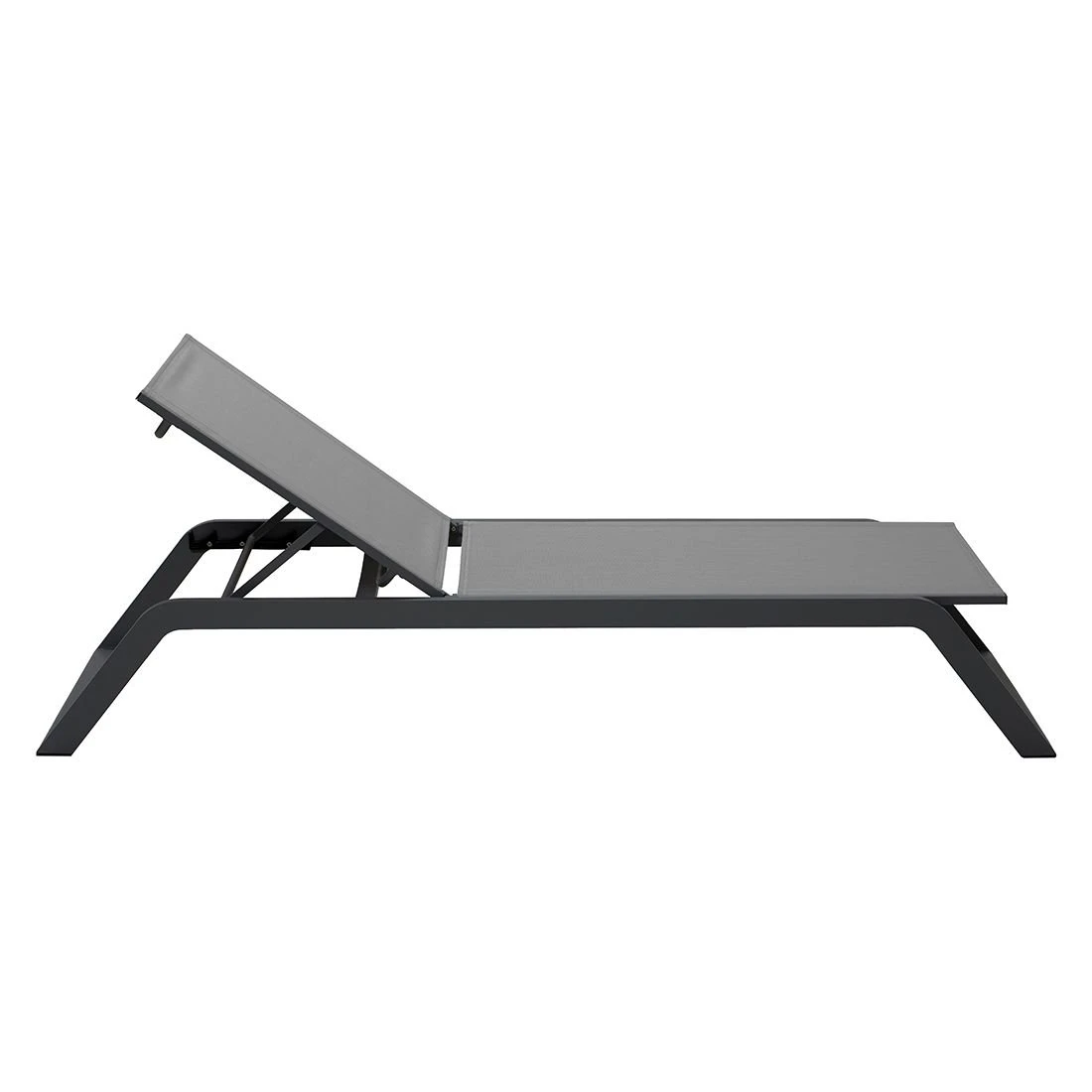 Cane-Line Siesta Gartenliege Aluminium/Sunbrella Grey 7 Cane-Line Siesta Gartenliege Aluminium/Sunbrella Grey – Bild 5