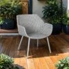 Cane-Line Vibe Loungesessel Stahl/Geflecht Light Grey/Grey/Taupe -Garten Leben cane line vibe loungesessel stahl geflecht 1465357 1