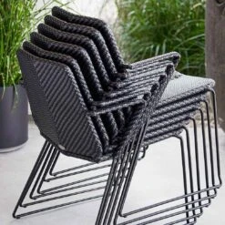 Cane-Line Vision Gartenmöbelset 5-tlg. Mit Tisch 180x90cm Black/Natur -Garten Leben cane line vision gartenmoebelset 5 tlg mit tisch 180x90cm 1480647 4