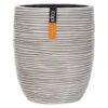 Capi Nature Rib Pflanztopf Ø14x17,3cm Elfenbein