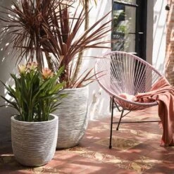 Capi Nature Rib Pflanztopf Ø55x53cm Kunststoff Elfenbein 6 Capi Nature Rib Pflanztopf Ø55x53cm Kunststoff Elfenbein -Garten Leben capi nature rib pflanztopf durchm55x53cm kunststoff 1410324 2