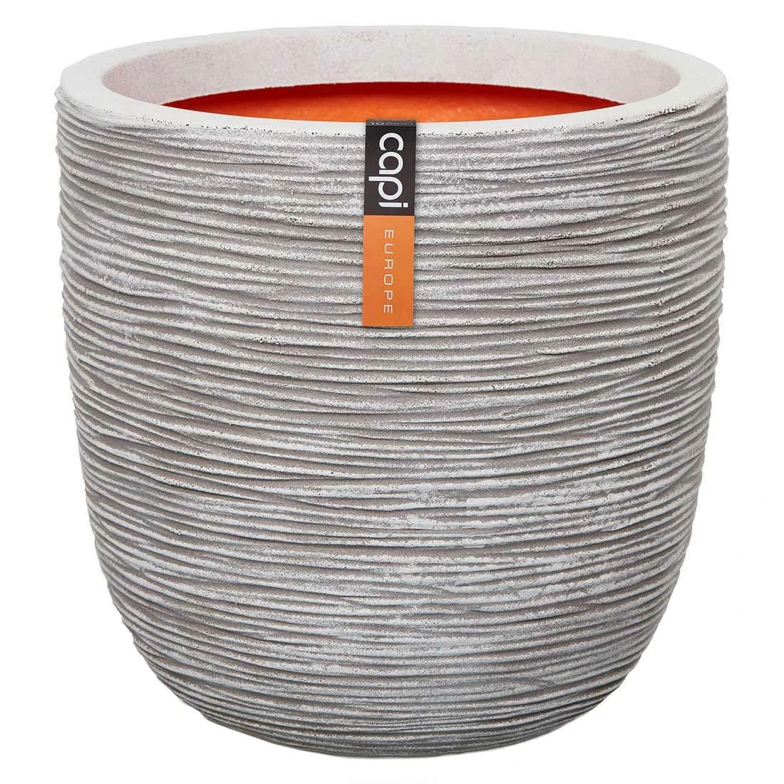 Capi Riffle Pflanztopf Ø35x34cm Kunststoff Elfenbein 3 Capi Riffle Pflanztopf Ø35x34cm Kunststoff Elfenbein