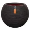 Capi Riffle Pflanztopf Ø40x32cm Kunststoff Schwarz -Garten Leben capi riffle nl pflanztopf o40x32cm kunststoff schwarz 1230430 1