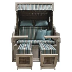 DeVries Pure Seaside L Strandkorb Geflecht/Pinienholz 444 Ice Flower 8 DeVries Pure Seaside L Strandkorb Geflecht/Pinienholz 444 Ice Flower -Garten Leben devries pure seaside xl aluminium pinienholz 444 ice flower 1269689 2