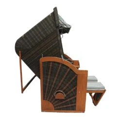 DeVries Pure Classic XL Strandkorb Pinie/Geflecht Des.444 Antique Brown 9 DeVries Pure Classic XL Strandkorb Pinie/Geflecht Des.444 Antique Brown -Garten Leben devries purer classic xl strandkorb pinie geflecht des 444 antique brown 1245643 3