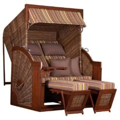 DeVries Pure Comfort XL Strandkorb Pinie/Geflecht Des.441 Griseum 5 DeVries Pure Comfort XL Strandkorb Pinie/Geflecht Des.441 Griseum -Garten Leben devries purer comfort xl strandkorb pinie geflecht des 441 griseum 1245731 1