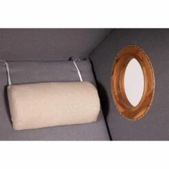 DeVries Trend 45 PE Strandkorb Akazie/Geflecht Des.751 Natur/Grau -Garten Leben devries trend 45 pe strandkorb akazie geflecht des 751 1438660 5