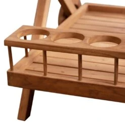 DeVries Woodie Servierwagen Teak Natur -Garten Leben devries woodie servierwagen teak natur 1352684 3