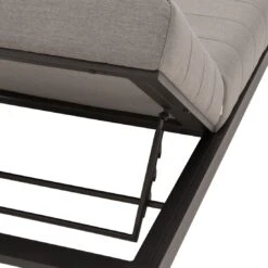 OUTLIV. Bite Gartenliege Aluminium/Sunbrella Schwarz/Flanelle 23 OUTLIV. Bite Gartenliege Aluminium/Sunbrella Schwarz/Flanelle -Garten Leben divano bite loungeliege 203x90 cm aluminium sunbrella weiss flanelle 989211 9