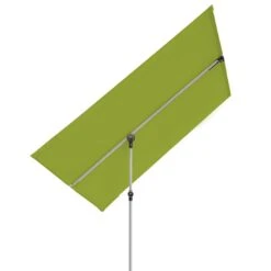 Doppler Active Mittelstockschirm 180x130cm Grün -Garten Leben doppler active balkonschirm blende 180x130cm stahl silber green 1188652 6