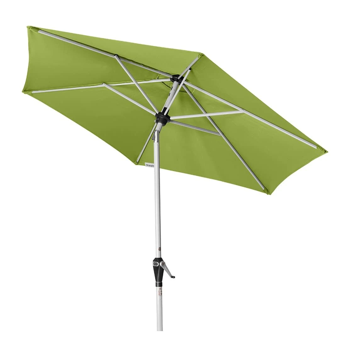 Doppler Active Mittelstockschirm Ø210cm - Mit Kurbel Green 4 Doppler Active Mittelstockschirm Ø210cm - Mit Kurbel Green – Bild 2