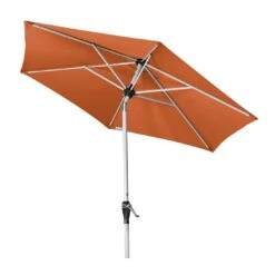 Doppler Active Mittelstockschirm Ø210cm - Mit Kurbel Terracotta 9 Doppler Active Mittelstockschirm Ø210cm - Mit Kurbel Terracotta -Garten Leben doppler active balkonschirm o210cm alu kurbel auto tilt terracotta 1248041 3