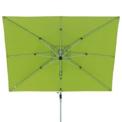 Doppler Active Pendelschirm 350x260cm Mit Windauslass Grün -Garten Leben doppler active ii ampelschirm 350x260cm alu graphit 836 grun 1307826 5