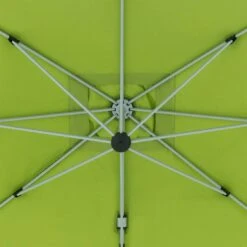 Doppler Active Pendelschirm 350x260cm Mit Windauslass Grün -Garten Leben doppler active ii ampelschirm 350x260cm alu graphit 836 grun 1307826 7