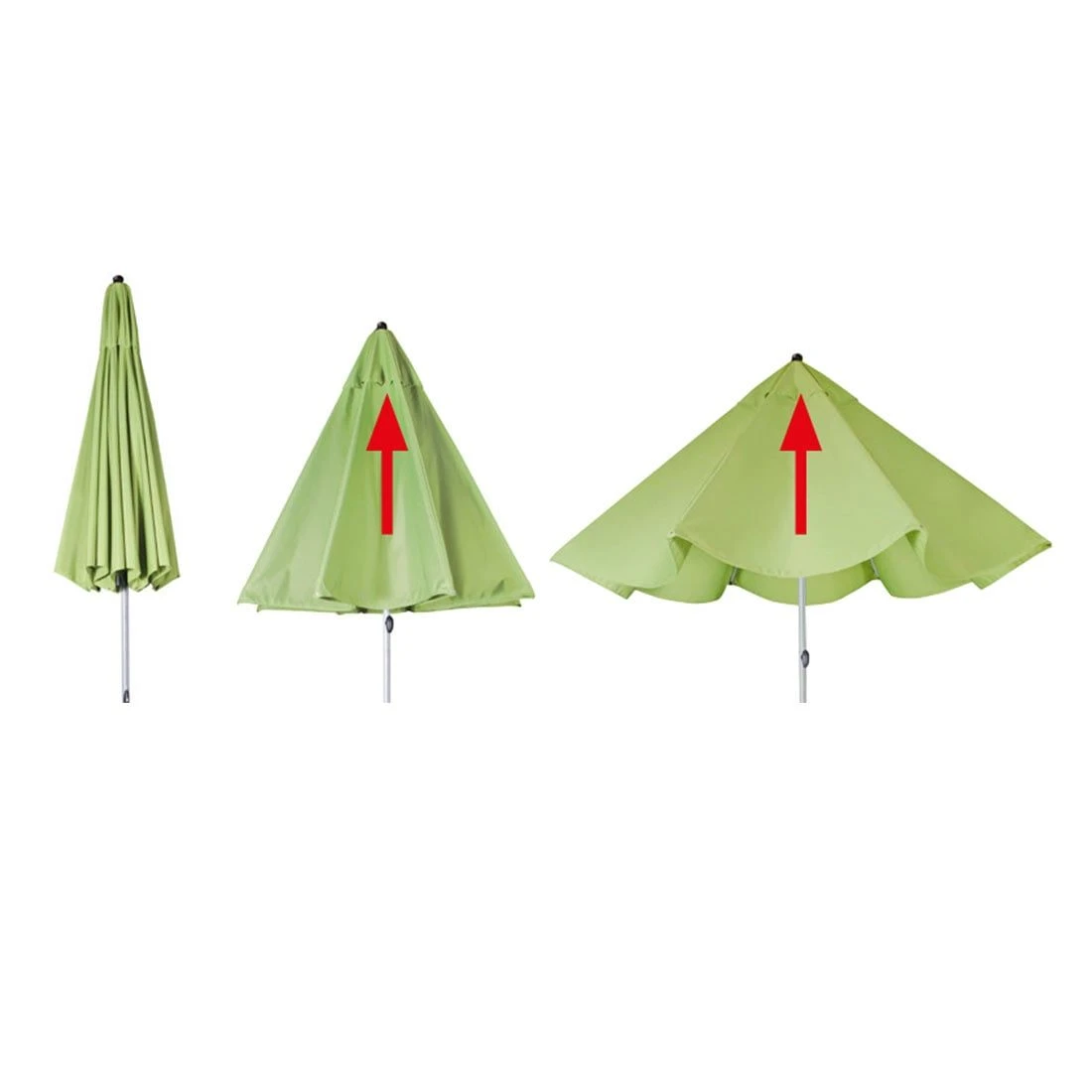 Doppler Active Sonnenschirm -Teleskop Ø340 Anthrazit 5 Doppler Active Sonnenschirm -Teleskop Ø340 Anthrazit – Bild 3
