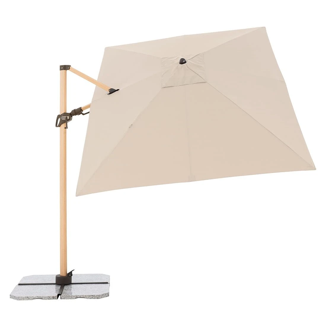 Doppler Alu-Wood Ultra Ampelschirm 300x220cm Holzoptik/Aluminium Natur 13 Doppler Alu-Wood Ultra Ampelschirm 300x220cm Holzoptik/Aluminium Natur – Bild 11