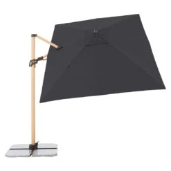 Doppler Alu-Wood Ultra Ampelschirm 300x220cm Holzoptik/Aluminium Anthrazit -Garten Leben doppler alu wood ultra ampelschirm 300x220cm holzoptik aluminium 1350594 12