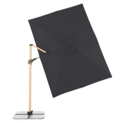 Doppler Alu-Wood Ultra Ampelschirm 300x220cm Holzoptik/Aluminium Anthrazit -Garten Leben doppler alu wood ultra ampelschirm 300x220cm holzoptik aluminium 1350594 13