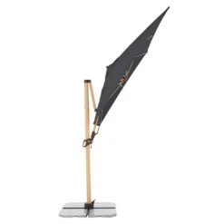 Doppler Alu-Wood Ultra Ampelschirm 300x220cm Holzoptik/Aluminium Anthrazit -Garten Leben doppler alu wood ultra ampelschirm 300x220cm holzoptik aluminium 1350594 3