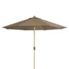 Doppler Alu-Wood Ultra Marktschirm Ø350cm Aluminium/Holzoptik Greige -Garten Leben doppler alu wood ultra marktschirm durchm350cm aluminium holzoptik 1355753 1
