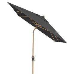 Doppler Alu-Wood Ultra Stockschirm 300x200cm Aluminium/Holzoptik Anthrazit -Garten Leben doppler alu wood ultra stockschirm 300x200cm aluminium holzoptik 1350517 3